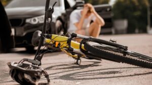 a bicycle accident involving a car