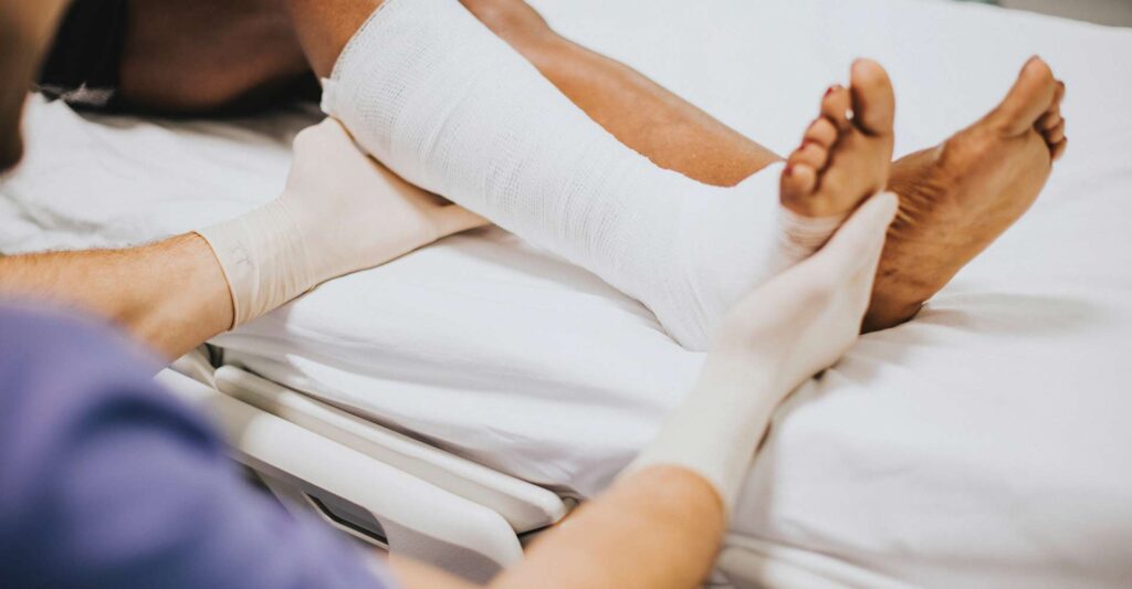 what happens to your body when you slip and fall