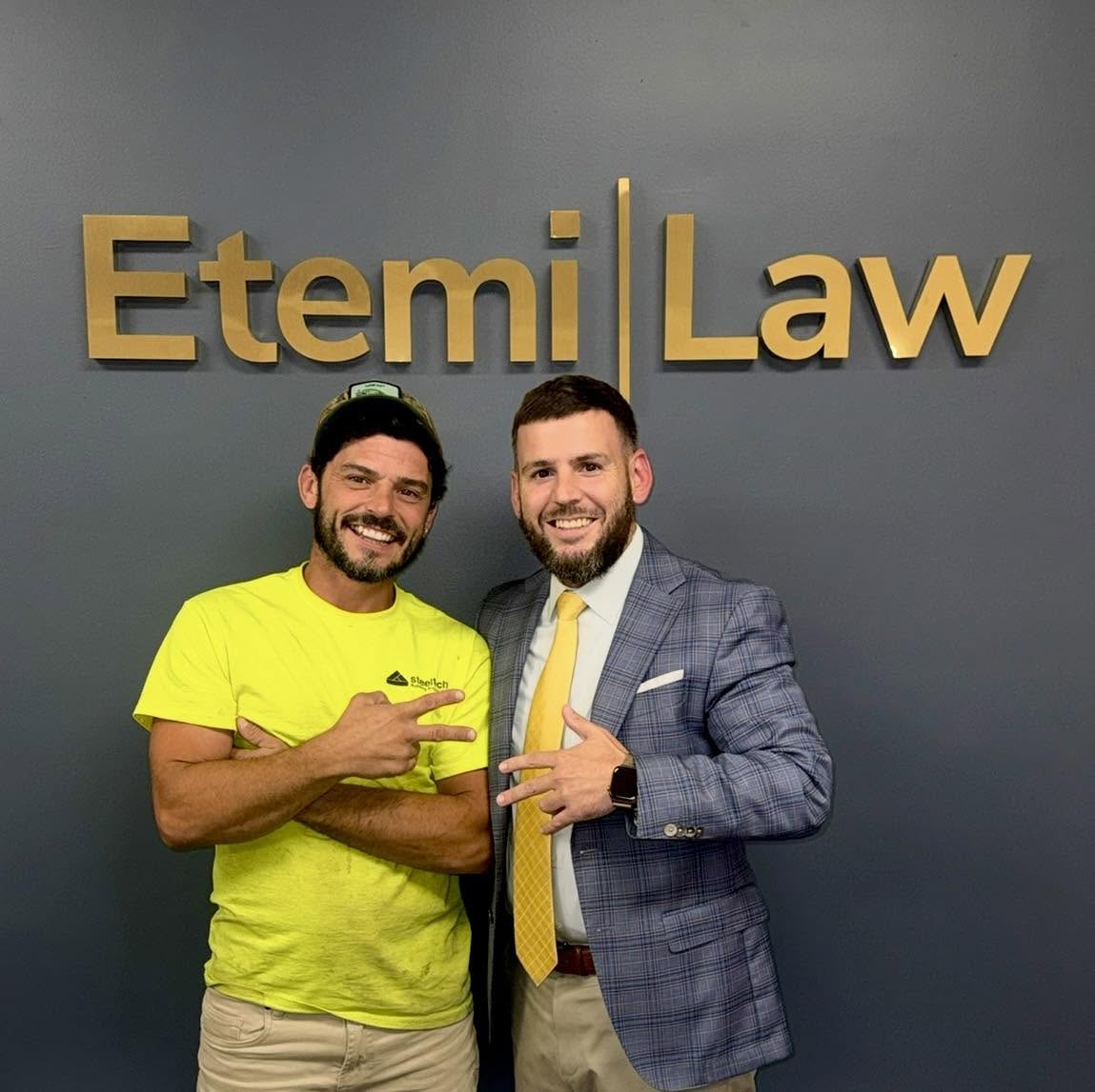 etemi law with client
