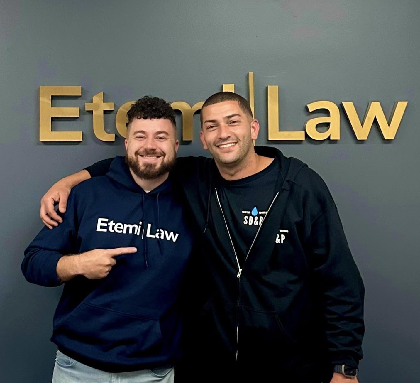 etemi law with client