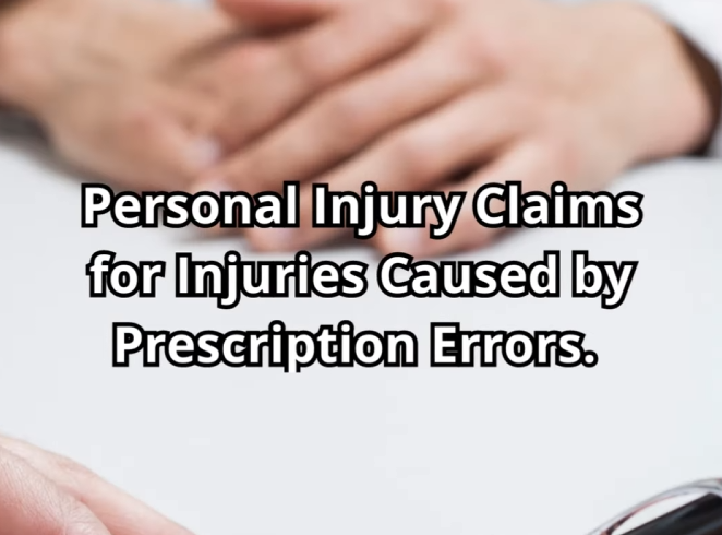 Personal Injury Claims for Injuries Caused by Prescription Errors