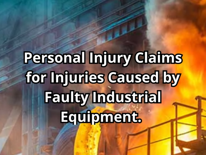 Personal Injury Claims for Injuries Caused by Faulty Industrial Equipment